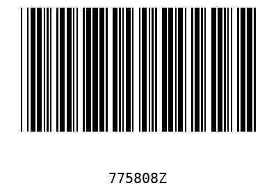 Barcode 775808