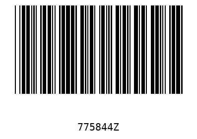 Barcode 775844
