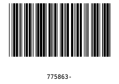 Barcode 775863