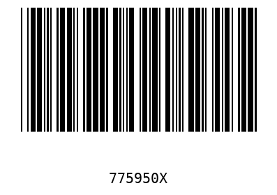 Barcode 775950