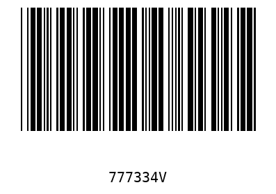 Barcode 777334