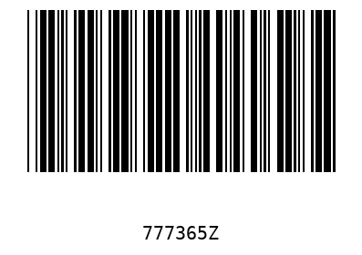 Barcode 777365