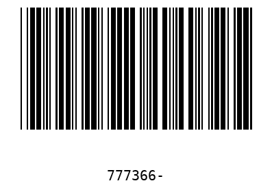 Barcode 777366