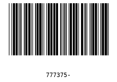 Barcode 777375