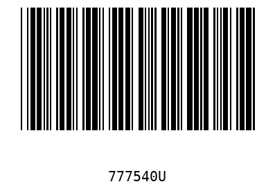 Barcode 777540