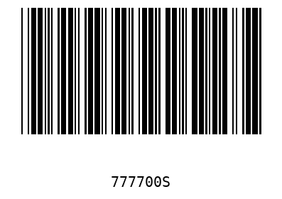 Barcode 777700