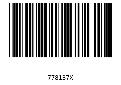 Barcode 778137