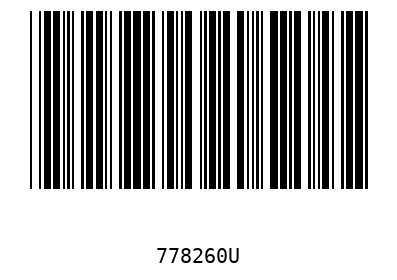 Barcode 778260