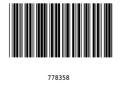 Barcode 778358