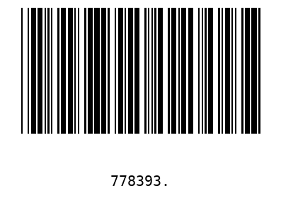 Barcode 778393