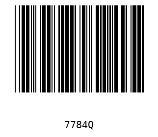 Barra Código, Code 39 7784