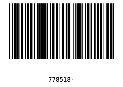 Barcode 778518