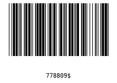 Barcode 778809