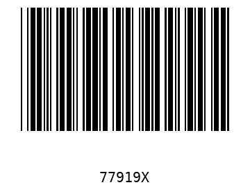Barra Código, Code 39 77919
