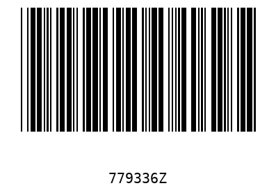 Barcode 779336