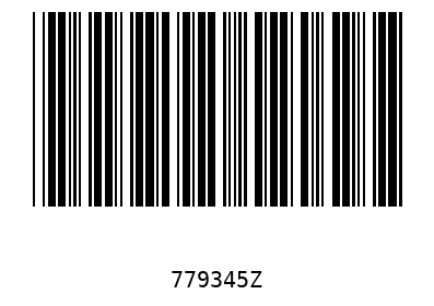 Barcode 779345