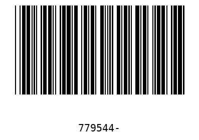 Barcode 779544