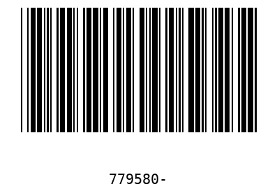 Barcode 779580