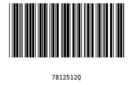 Bar code 7812512