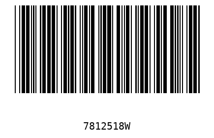 Bar code 7812518