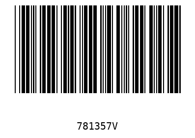 Barcode 781357