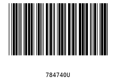 Barcode 784740