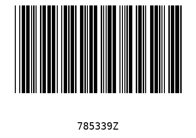 Barcode 785339
