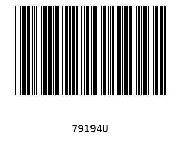 Barra Código, Code 39 79194
