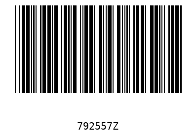 Barcode 792557