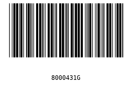 Barcode 8000431