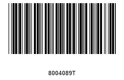 Barcode 8004089