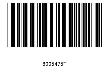 Barcode 8005475