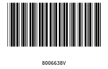 Barcode 8006638