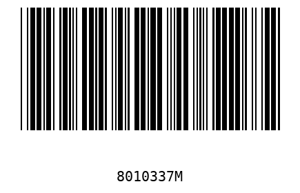 Barcode 8010337