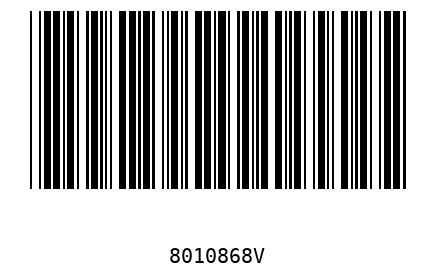 Barcode 8010868
