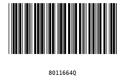 Barcode 8011664