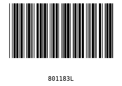 Bar code 801183
