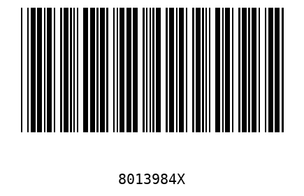 Barcode 8013984