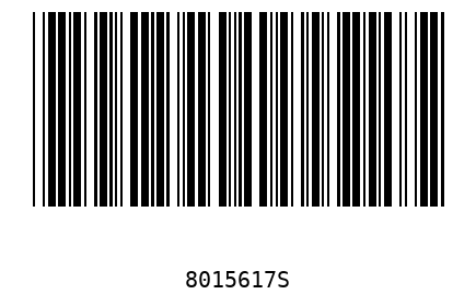Barcode 8015617