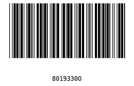 Barcode 8019330