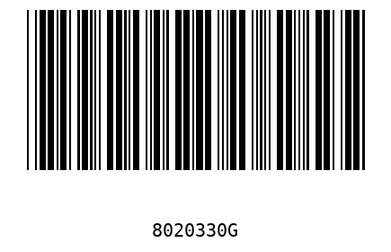 Barcode 8020330
