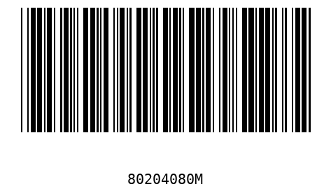 Barcode 80204080