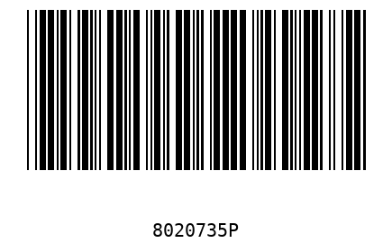 Barcode 8020735