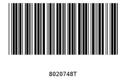 Barcode 8020748