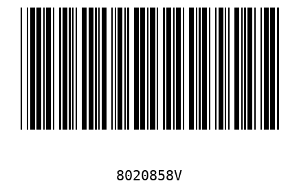 Barcode 8020858