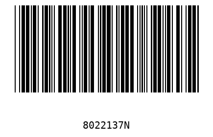 Barcode 8022137