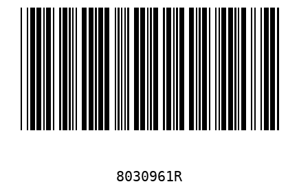 Barra Código 8030961