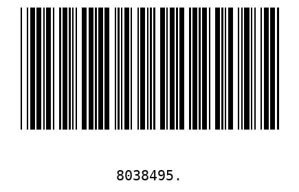 Barcode 8038495
