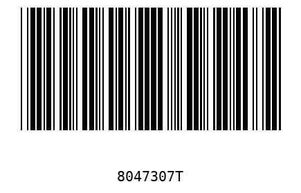 Barcode 8047307