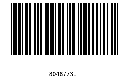Barcode 8048773